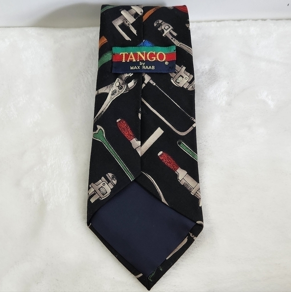Tango By Max Raab Tool Time Mechanic Home Improvement Necktie Tie - Picture 10 of 12